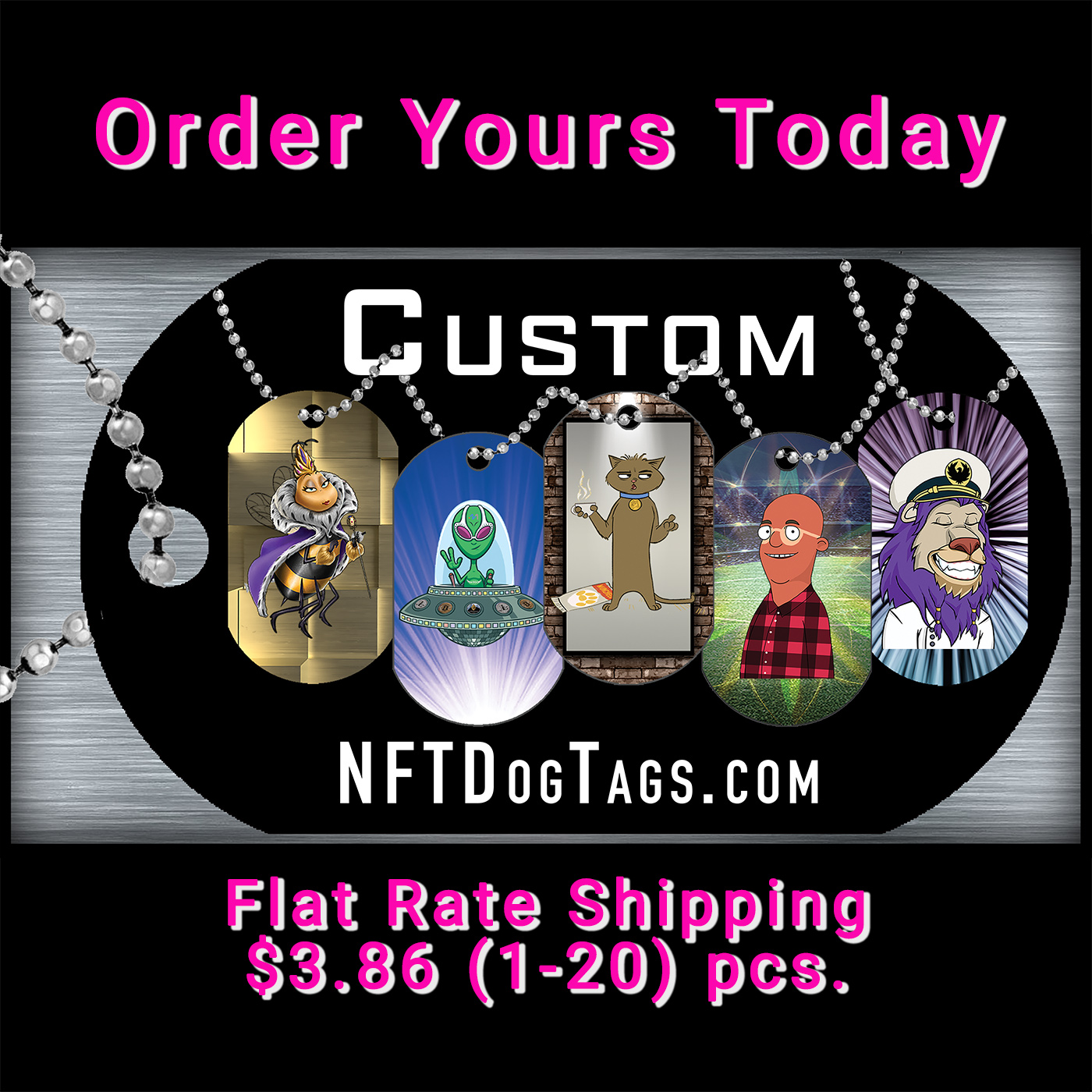 Personalized NFT Dog Tags